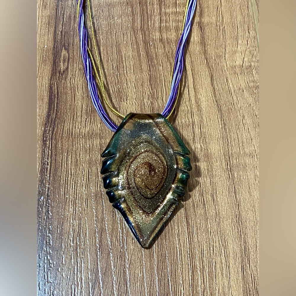 *🧡3/20$* Murano Glass Leaf Necklace